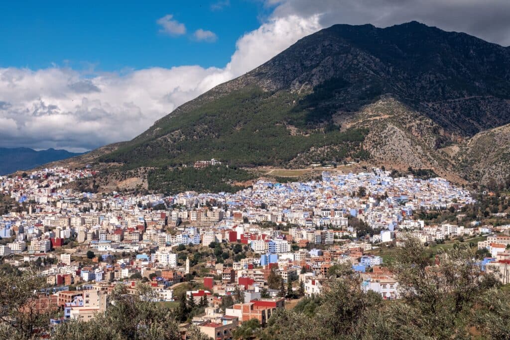 Rif Mountains surrounding Chefchaouen Morocco