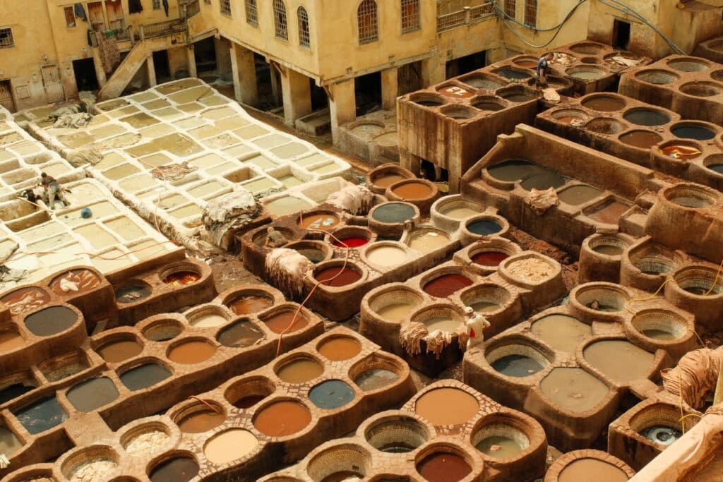 Chouara Tannery in Fes Morocco