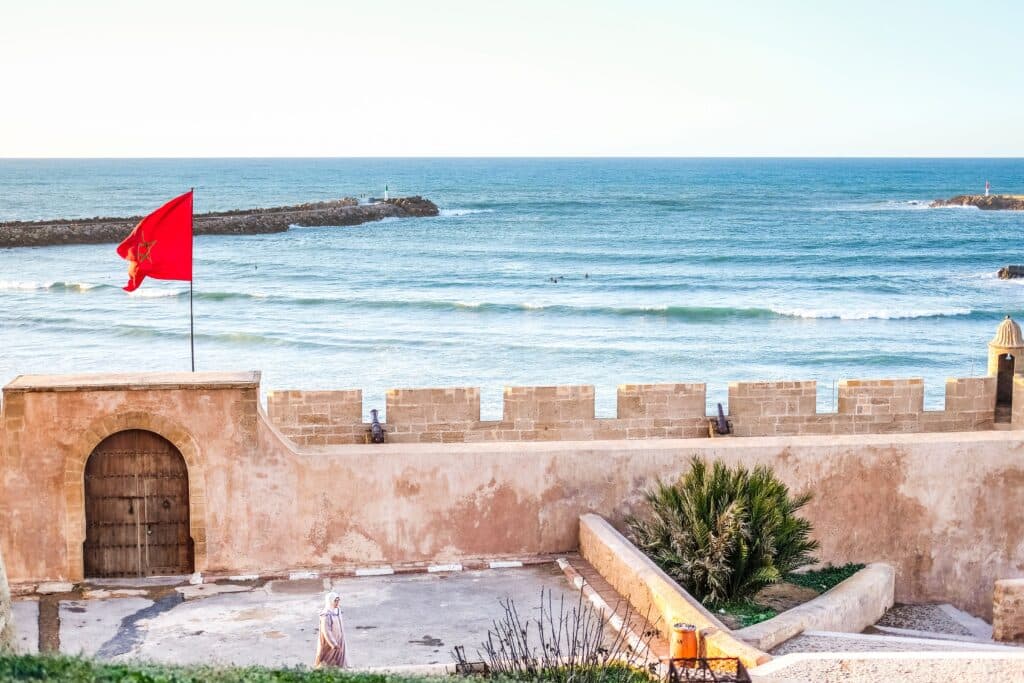 Kasbah of the Udayas in Rabat Morocco