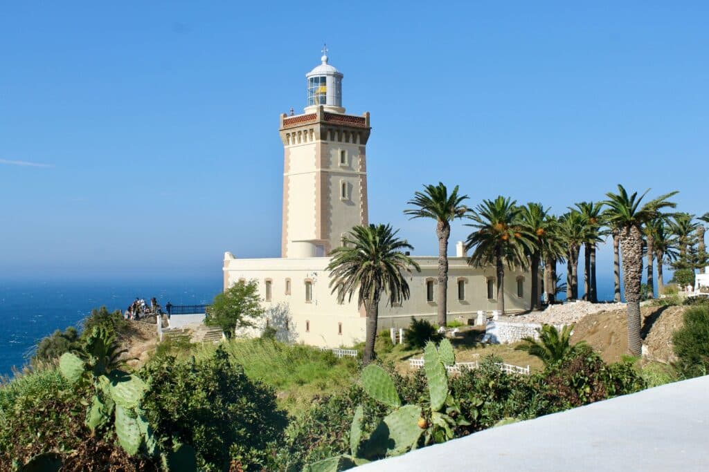 Cape Spartel coastline near Tangier Morocco