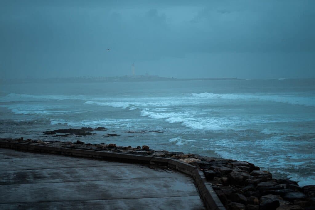 Casablanca Corniche and Atlantic coastline Morocco