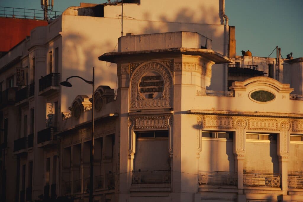 Habous Quarter traditional architecture in Casablanca Morocco